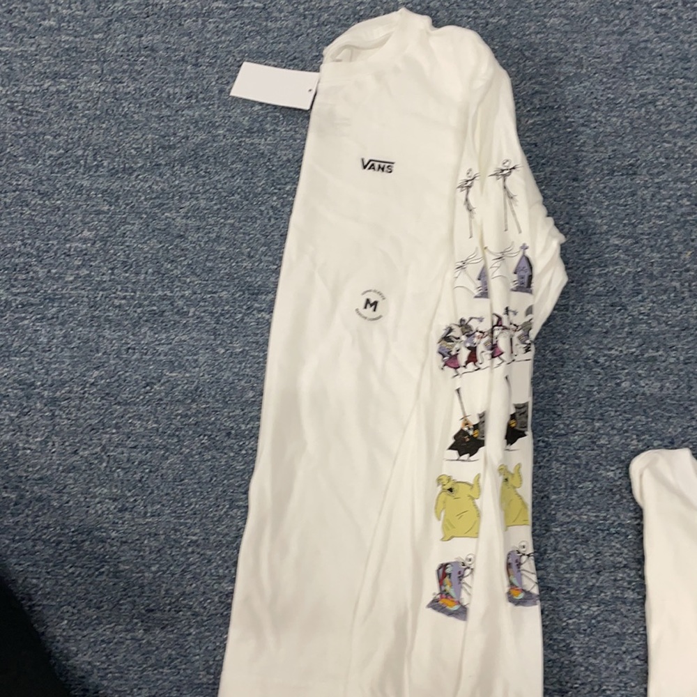Nightmare before Christmas character sleeve shirt